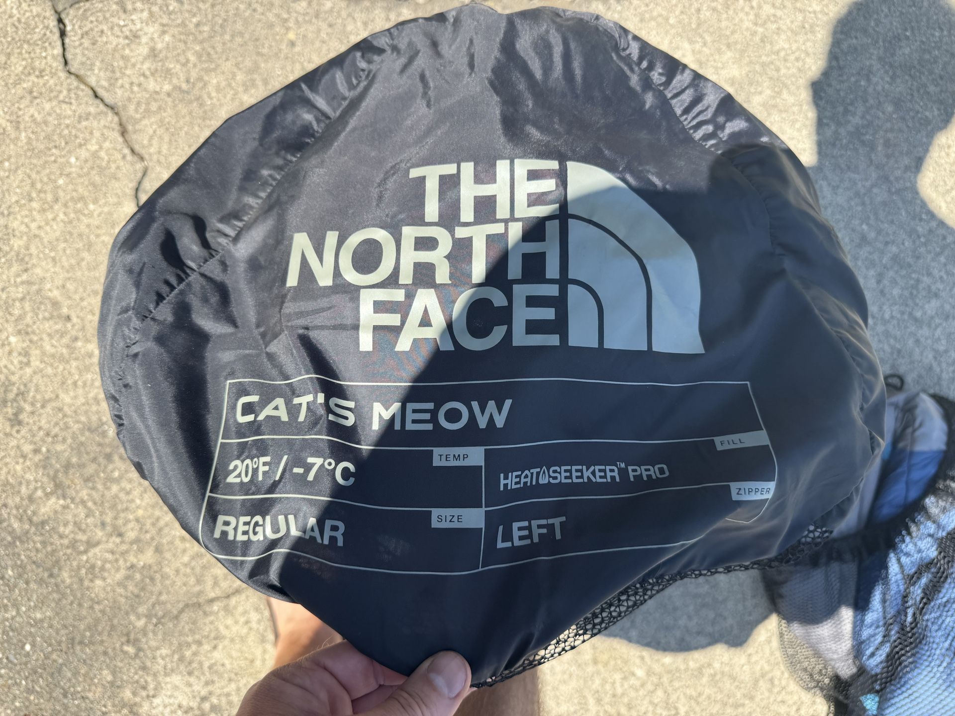 Two North Face Cats Meow Camping Sleeping Bag