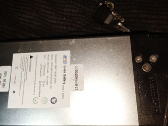 New ebike battery and charger