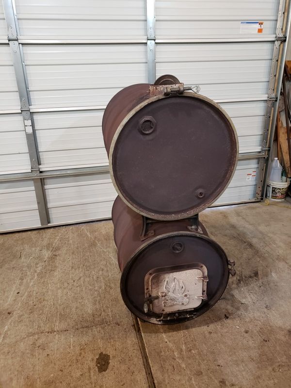 Double Barrel Wood Stove For Sale In Merritt, Mi - Offerup