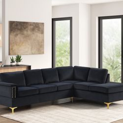 Black Sectional 