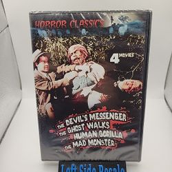 4-Horror Classics/Devil's Messenger/etc ( DVD ) - NEW FACTORY SEALED -