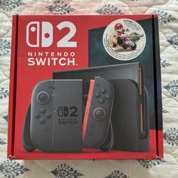 Nintendo Switch 2 With Mario Kart World 