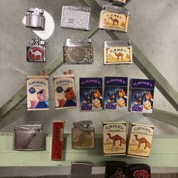 Vintage zippo lighters