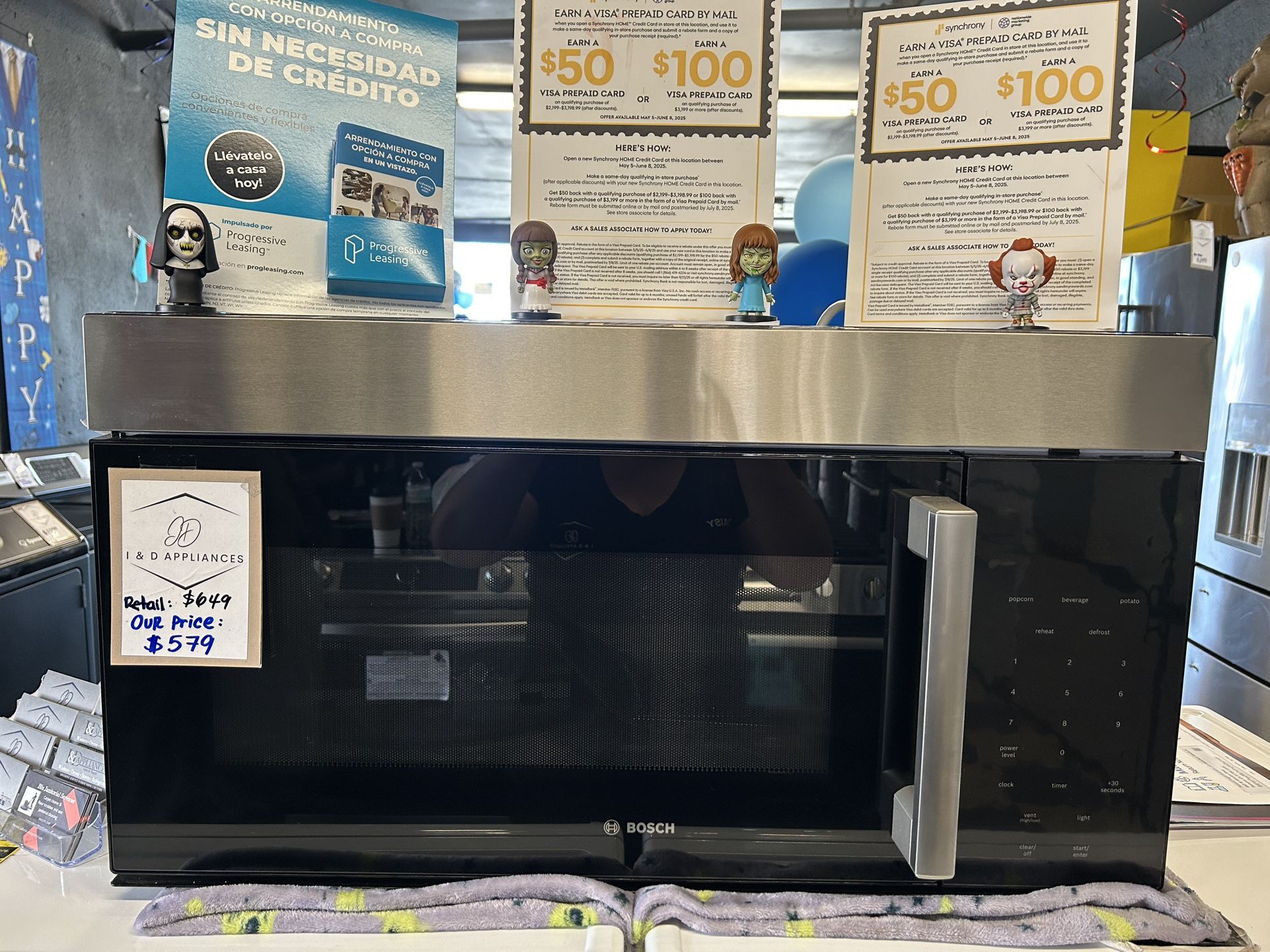 Bosch 100 Series Microwave 💙👔