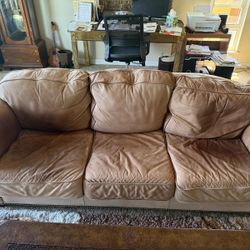 Leather couch