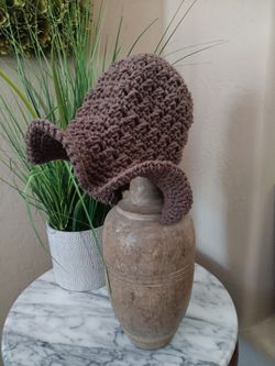 $22 Crocheted Bucket Hat Size 
3 to 10 Years. 100% Cotton Yarn