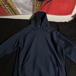 Navy Blue Supreme Hoodie 