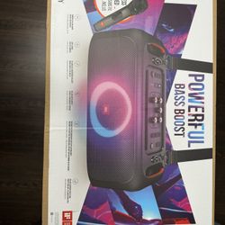 JBL PartyBox On-the-Go Portable Bluetooth Speaker microphone included