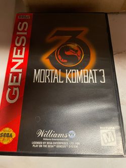 Mortal Kombat 3 Sega Game 