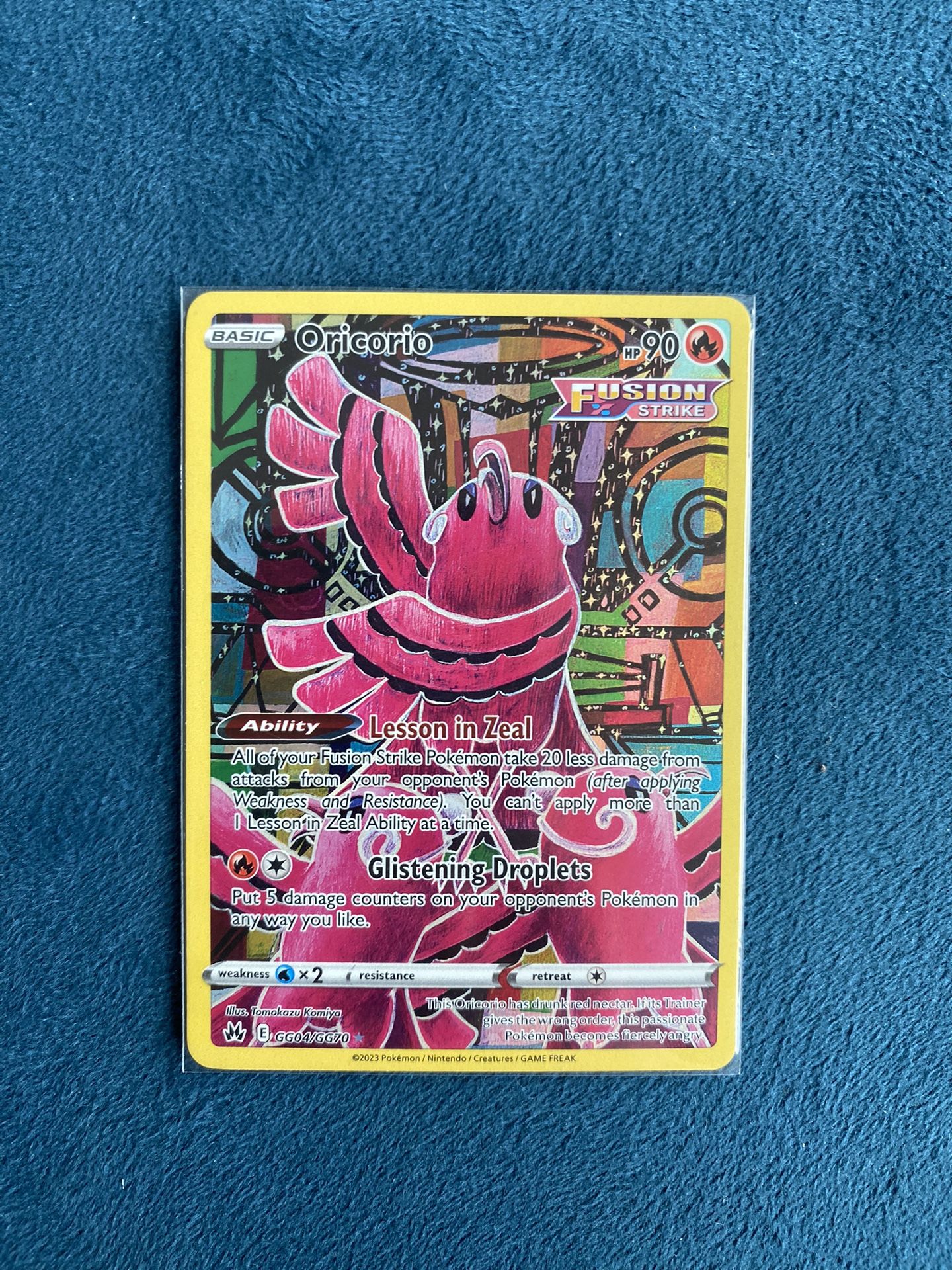 Oricorio Crown Zenith Pokemon Card