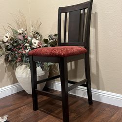 Solid Wood Counter Height Chair 