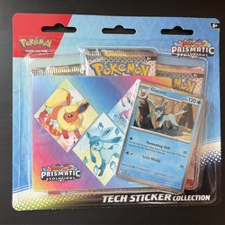 Prismatic Evolutions Tech Sticker Collection [Glaceon]