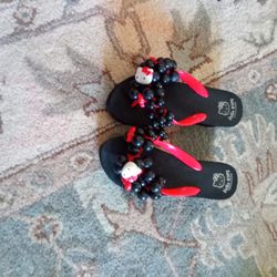 Hello Kitty Wedge Foam Flops