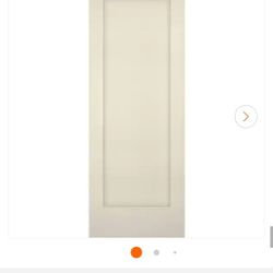 50% OFF - Builders Choice 32"×80" 1-Panel Shaker Solid Core Interior Door Slab Primed Pine(4 Available)