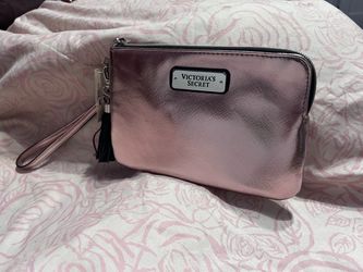 Victoria's Secret Pink Metallic Wristlet Clutch