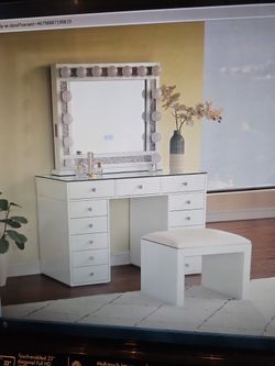 Vanerity, Mirror With Desk 