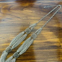 Multi Strands Gold Necklace 