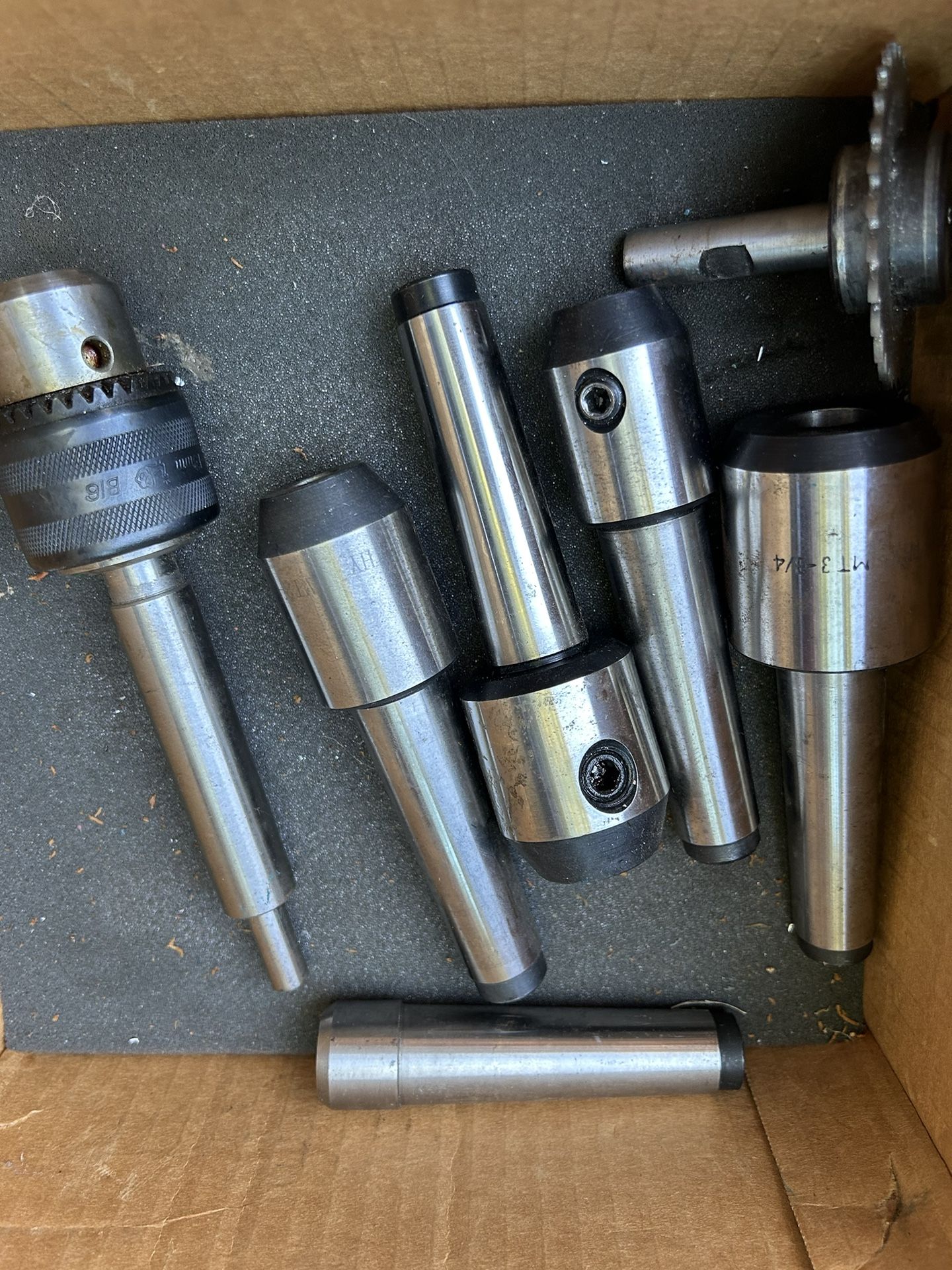 Morse Taper End MillHolders And End Mill Holders W/ Draw Bar End , Drill Chuck Arbors ,