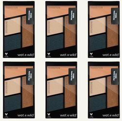 7 Pieces Of wet n wild Color Icon Eyeshadow Quad, Hooked on Vinyl