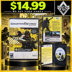 Counter-Strike Source PC 2005 Valve 4 Disc Set Case Quick Reference Card