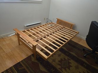 Queen sized futon frame/ couch frame