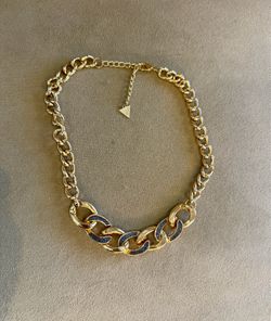 Guess gold necklace