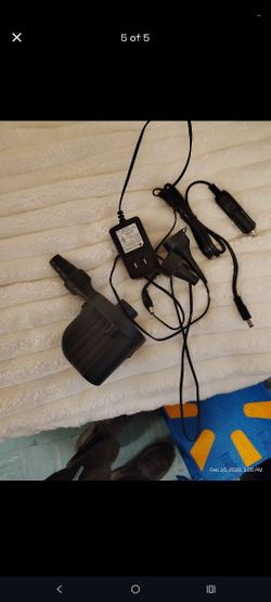 Air Pump With Car Charger And Wall Charger