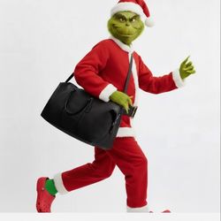 Coach Trekker 52 Black Leather Bag New With Tags