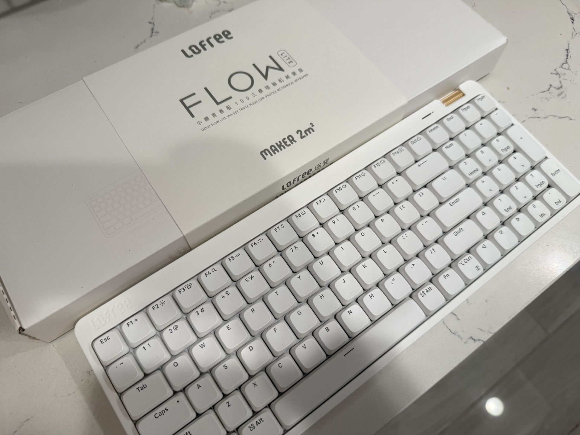 Lofree Flow Lite 100 Keys Low Profile Mechanical Keyboard