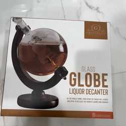 Grandello Glass Globe Liquor Decanter