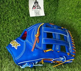 Jax Athletics size 12.5 inch LJ-10 Blue baseball / softball glove. Brand new never used.