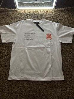 Amiri MA Logo White T-Shirt with Tags
