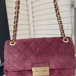 Michael Kors Suede Quilted Bag