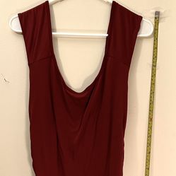 Dark Red Midi Dress - New With Tags - Size XLarge