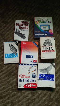 Unix, Linux, computer, windows, dns bind books