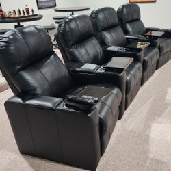 4 Movie Theater Chairs