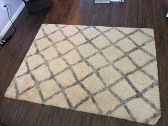 Homegoods carpet grey and white