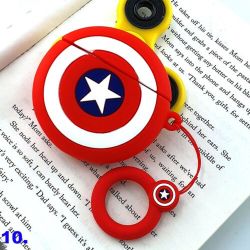 3D Shield Cartoon Silicone Case For Apple AirPods 1 & 2 Protective Cover