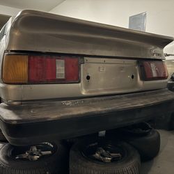 AE86 OEM GTS Rear Bumper and Tail Lights