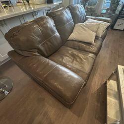 Three Piece Leather Couch