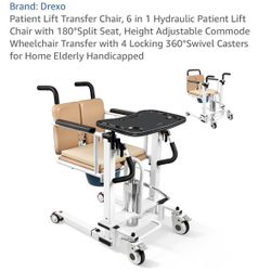 NEW - 6 in 1 Hydraulic Lift Chair 
