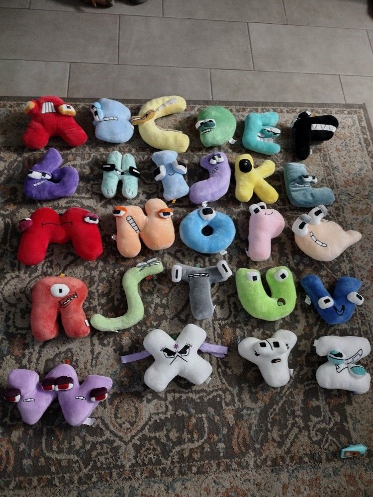 Alphabet Lore Plushies A-Z
