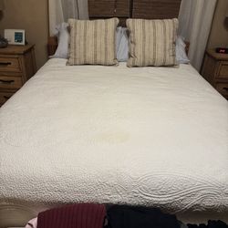 This End Up-  Queen Platform Bed With Drawers -  Retails $1500 -  Selling $500 -  Pick Up Only -  Great Condition; Normal Wear. 