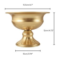 Gold Centerpieces 4.7”