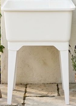 Plastic patio utility sink