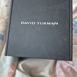 Heavy David Yurman Jewelry Box With Pouch 