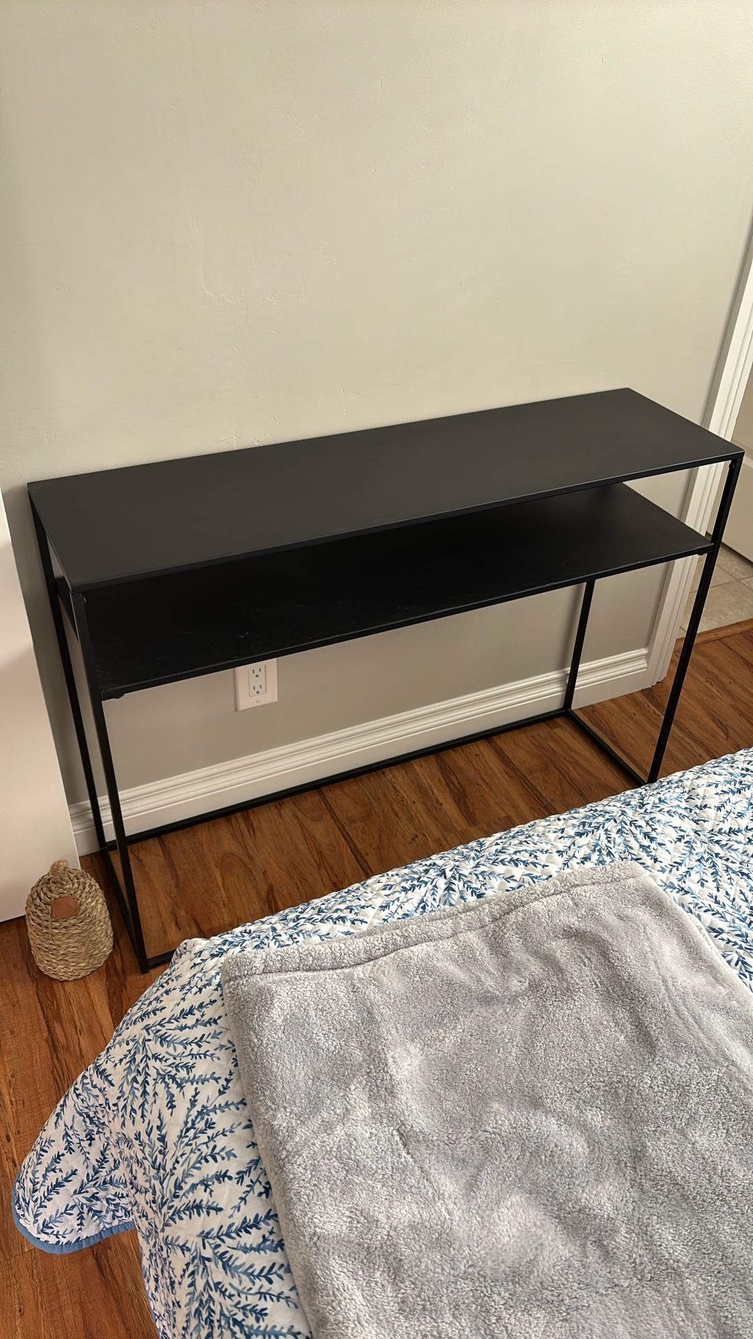 Black Metal Console Table