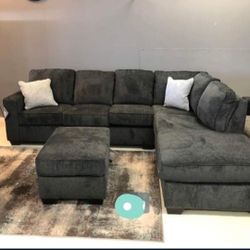L Shaped Sectional Financing Available By ASHLEY 