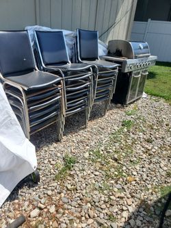 18 EA Chairs + Propane Grill