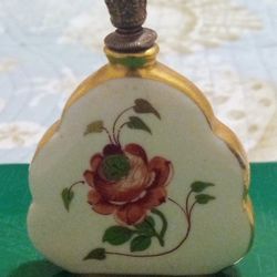 German Porcelain Perfume Bottle